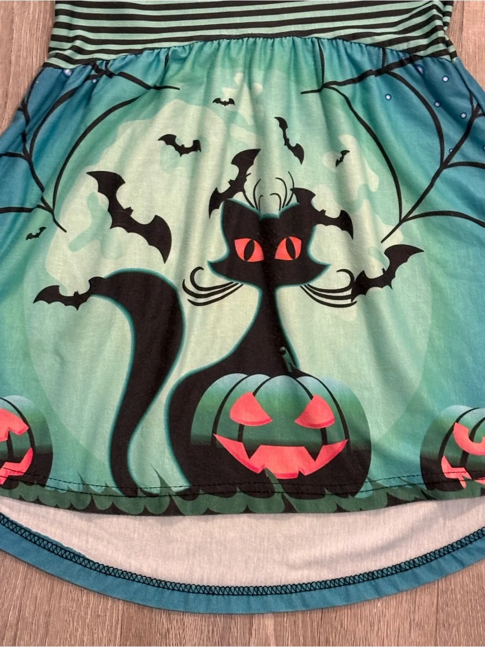 Sunshine Swing Halloween Cat & Pumpkin Dress